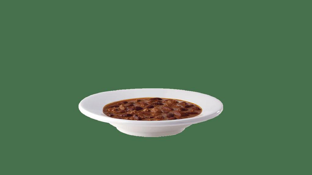 Genuine Chili · Made with chili beef, chili beans, and our blend of special seasonings. Choose cup or bowl.