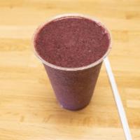 French Kiss Smoothie · Strawberries, blueberries, banana, and mango juice.
Choose your Sweetener 
Honey 
Brown suga...