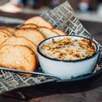 Spinach & Artichoke Dip · With garlic toast points or tortilla chips