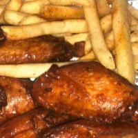 18 Wings And Fries · 18 Buffalo-style wings and fries. Who doesn't love wings. Pick your flavor: (Lemon Pepper, C...