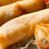 Fried Vegetable Rolls (3 Pieces) · Fried Vegetable Egg Rolls contain mixed veggie come with house special soy sauce.