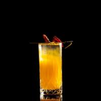 Two To Mango · White Rum, Mango Vodka, Triple Sec splash of house made sour mix, fresh mango puree, top up ...