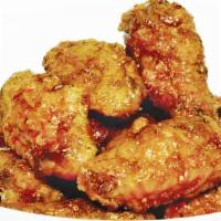 Wings(10Pcs) · Korean Fried Chicken is Always freshly Fried to order come with our special Sauce.