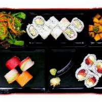 Sushi Combo Box · 8pc Cali roll + choice of two 4pc Classic Rolls