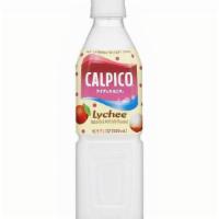 Calpico - Lychee · Refreshingly sweet-and-tangy taste with a hint of citrus and yogurt flavors.