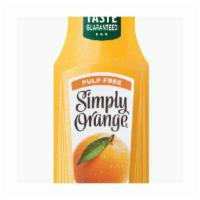 Simply Orange® Juice · 100% Pure squeezed pasteurized orange juice. A delicious orange juice with a taste that’s th...