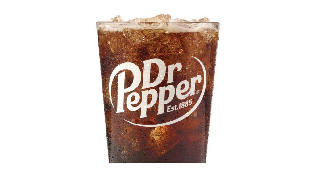 Dr Pepper® · A signature blend of 23 flavors makes it truly unique.