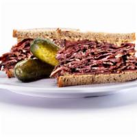 Half Pounder Pastrami · A half pound of warm World Famous Carnegie Pastrami with Carnegie Deli mustard on a bagel or...