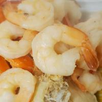 Steamed Shrimp Platter · 