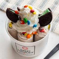 Kiss & Tell
 · Your choice of ice cream, yogurt, or vegan option with mint Oreo cookies.