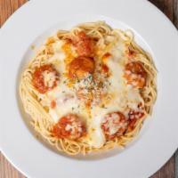 Spaghetti Con Camarones · Shrimp Spaghetti