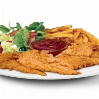 Chicken Tenders Platter Meal · Tenders. Served with your choice of two sides and a drink.