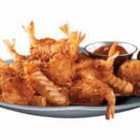 Shrimp 'N' Chips Platter · Batter dipped fish. Served with tartar sauce, crinkle cut fries, coleslaw, and hush puppies.