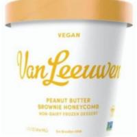 Van Leeuwen Vegan Peanut Butter Brownie Honeycomb (14 Oz) · 