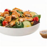 Supremes Tenders Salad - 10:30Am To Close · 3 Chicken breast tenderloins marinated with a bold blend of seasonings served on a bed of fr...