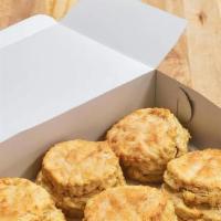 1/2 Dozen Plain Flaky Biscuits · Flaky biscuit. (286 cal. each)