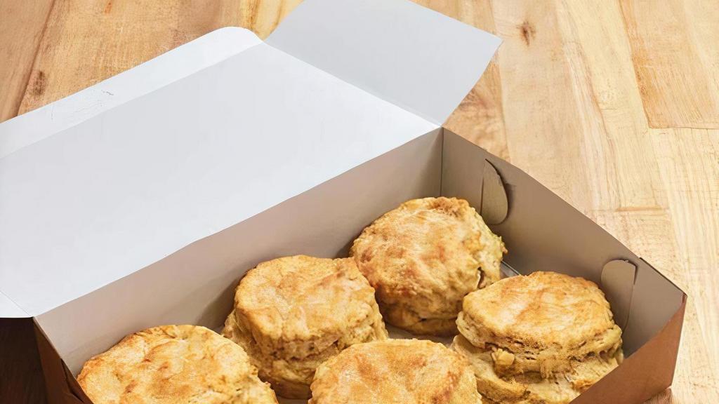 1/2 Dozen Plain Flaky Biscuits · Flaky biscuit. (286 cal. each)