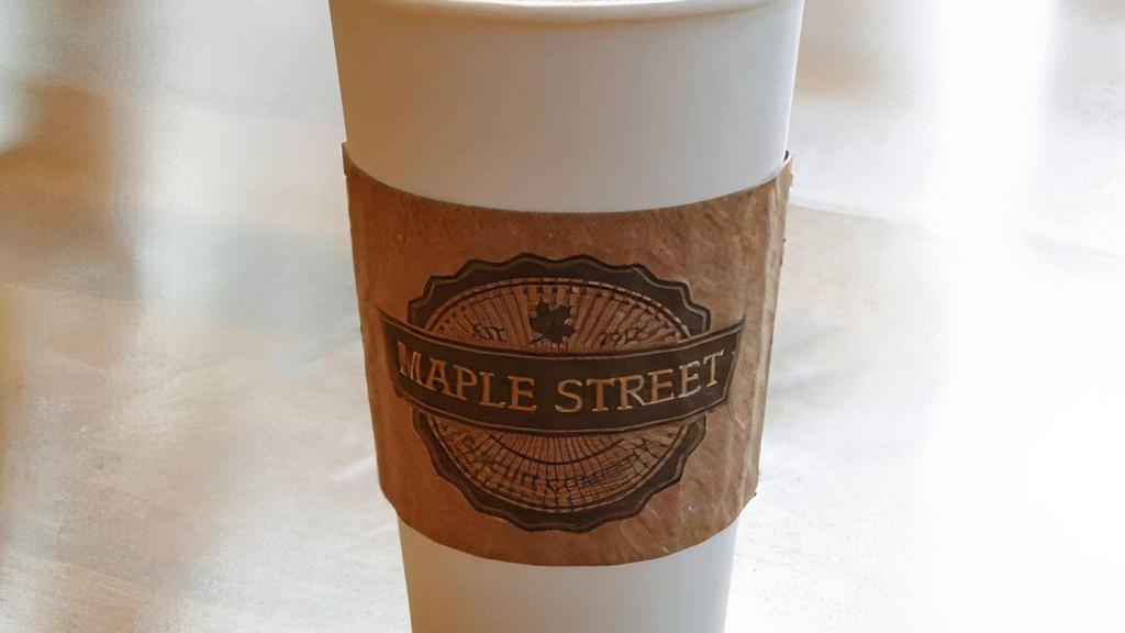 Maple Vanilla Latte · Espresso, steamed milk, Bissell Family Farm's real maple syrup and vanilla bean. (187-289 cal.)