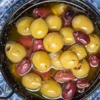 House Marinated Olives · Variety of imported olives.