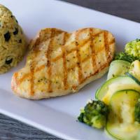 Island Chicken Grill · A juicy marinated chicken breast lightly seasoned and grilled to perfection, served up with ...