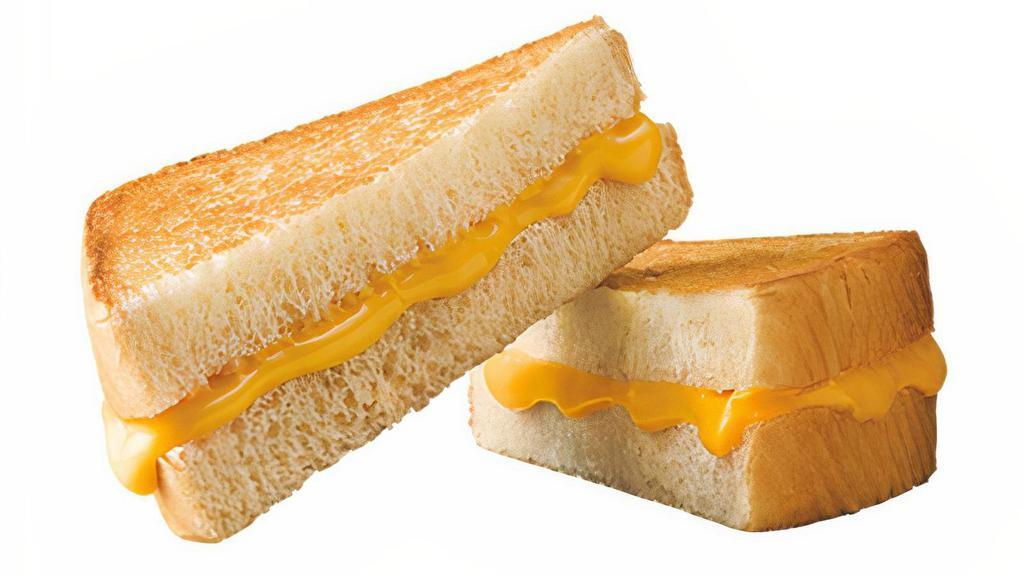 Grilled Cheese · The delicious cheesy concoction all kids (and big kids) know and love. Two thick slices of Texas Toast with classic melted American cheese.