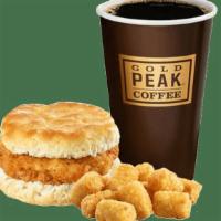 Chik Biscuit Combo · This must-have breakfast classic combines our hot, flaky Krystal biscuit with an all-white c...
