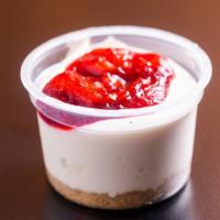 Tasty Delite · Signature Tasty Treat!!  Individually cupped cream cheese fluff on graham crumbles topped wi...