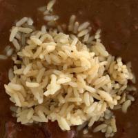 Bowl Red Beans & Rice(Cal 520) · Perfected over many years! Our recipe of Red Beans and Rice topped with grilled sausage is a...