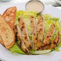 Caesar Salad · Crisp romaine, croutons parmesan cheese and Caesar dressing.
Add $3 for Chicken
Add $6 for S...