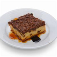 Dessert · Doubletree cookie bread pudding with grand marnier sauce