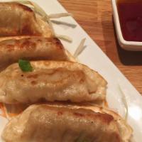 Pot Stickers (5) · Choice of pan-fried or steamed or deep-fried minced pork and vegetables dumpling served with...