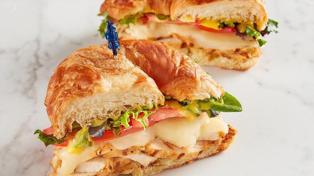 Grilled Chicken · Grilled chicken with spring mix, tomato, Swiss and McAlister's Honey Mustard™ on Croissant