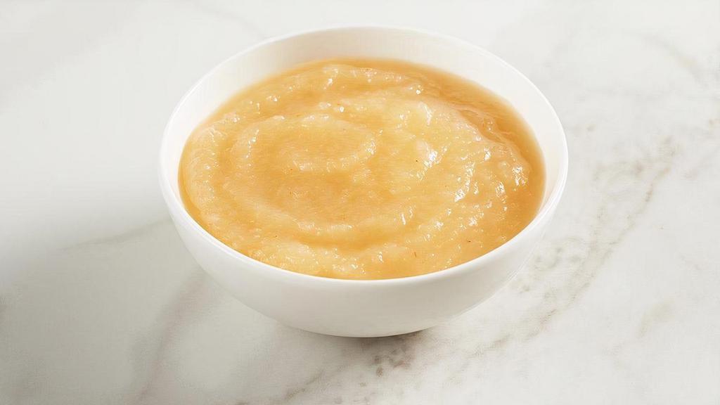 Applesauce · Made with real apples providing a sweet and tart treat.