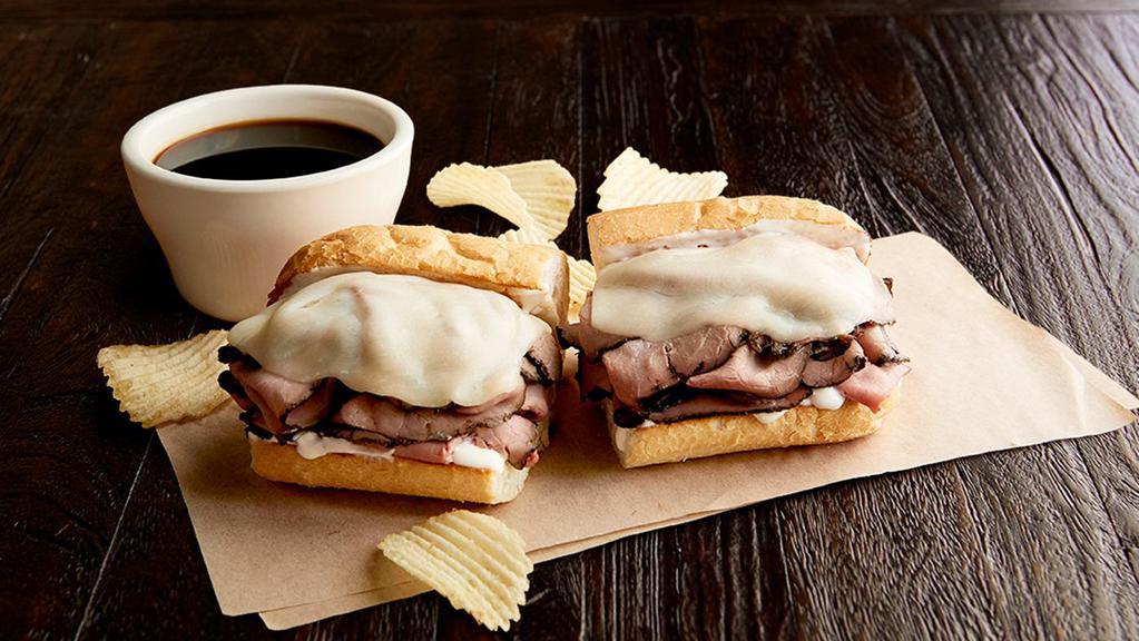 Beefeater (Manager'S Special) · A half sandwich served with your choice of a cup of soup, fresh fruit or Mac & Cheese. Hot roast beef, provolone, mayo, toasted on New Orleans French bread. Served with a cup of au jus.