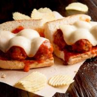 The Meataballa (1120 Cal) · Meatballs, Italian red sauce, provolone, toasted on New Orleans French bread.