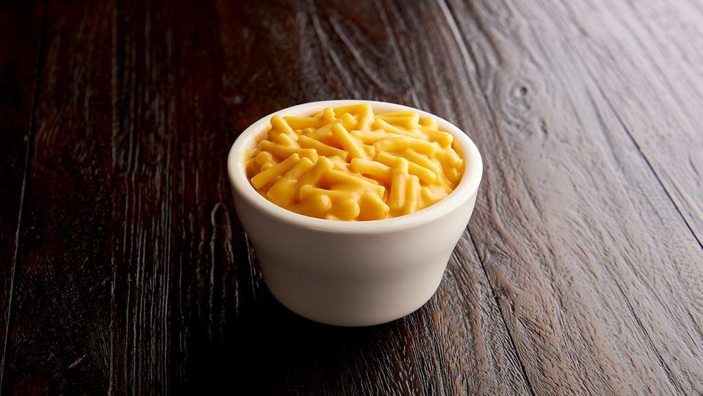 Mac & Cheese · A side of comfort! Creamy Mac & Cheese can now be added and enjoyed with your meal.