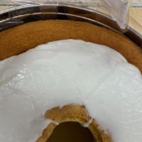 Lemon Pound Cake Whole · This pound cake is an old-fashioned recipe with lemon glaze on top.