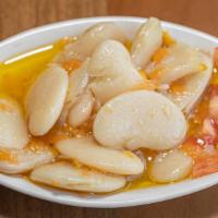 White Beans · Vegetarian. White beans, onion, and garlic with extra virgin olive oil.