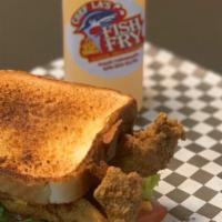 Catfish Sandwich · Served with two pieces of fish on Texas toast.