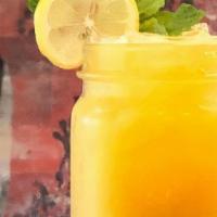 Healing Honey Lemonade · Bold and refreshing, made with freshly pressed organic ginger, organic turmeric, freshly squ...