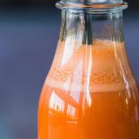 Carrot Juice · Made from freshly pressed 100% Organic carrots