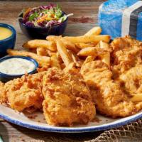 Cod 'A Doodle Do · This is why the chicken crossed the road. To get to the battered and breaded cod filet. Whic...