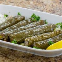 Grape Leaves · meat or vegetarian. All starters are served with pita bread.
