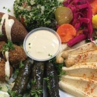 Combo Platter · served with a pita bread.