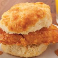 Chicken Biscuits For 4 · Fried chicken tender on a biscuit. Served with your choice of Seasoned Fries or Honest to go...