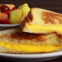 Kid'S Grilled Cheese · Classic grilled cheese with choice of side.