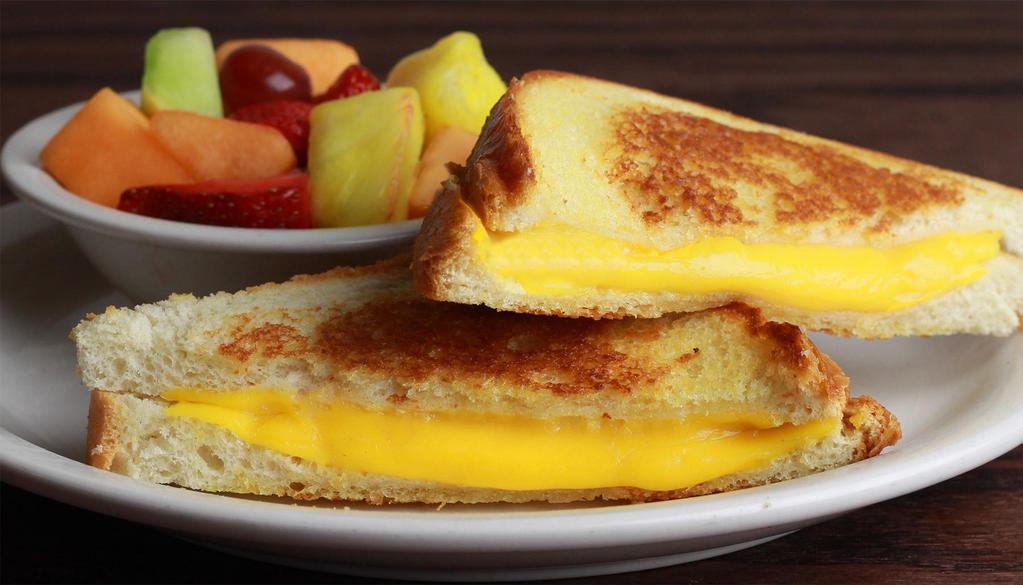 Kid'S Grilled Cheese · Classic grilled cheese with choice of side.
