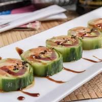 Unplugged · Three fabulous fish (red tuna, yellowtail, salmon) collaborated with crab stick and avocado ...