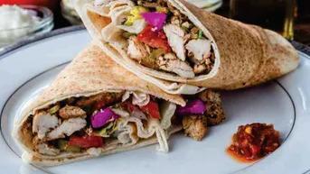 Chicken Shawarma · Shredded chicken marinated with choice of toppings.