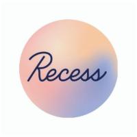 Recess Sparkling Water · Hemp-infused sparkling water.  Designed to promote productivity and focus!
